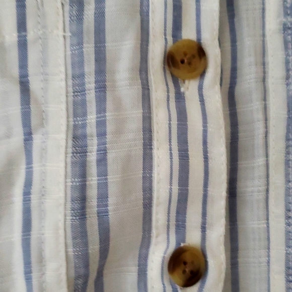 NWT Aeropostale Blue White Long Sleeve Striped Cropped ⭐3+ Bundle 15%⭐️ - Picture 6 of 8